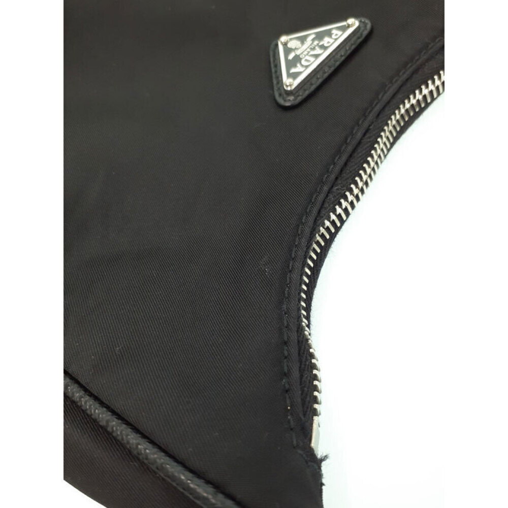 Prada Leather 2005 Saffiano Bag Black ReEdition Chain Shoulder - Picture 7 of 9